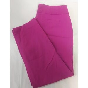 Soft Surroundings Magenta Pink Elastic Waist Cropped Pants Women's XL